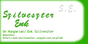 szilveszter enk business card